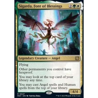 Sigarda, Font of Blessings - Sigarda, Font of Blessings - [MAT] [NM] [Foil]