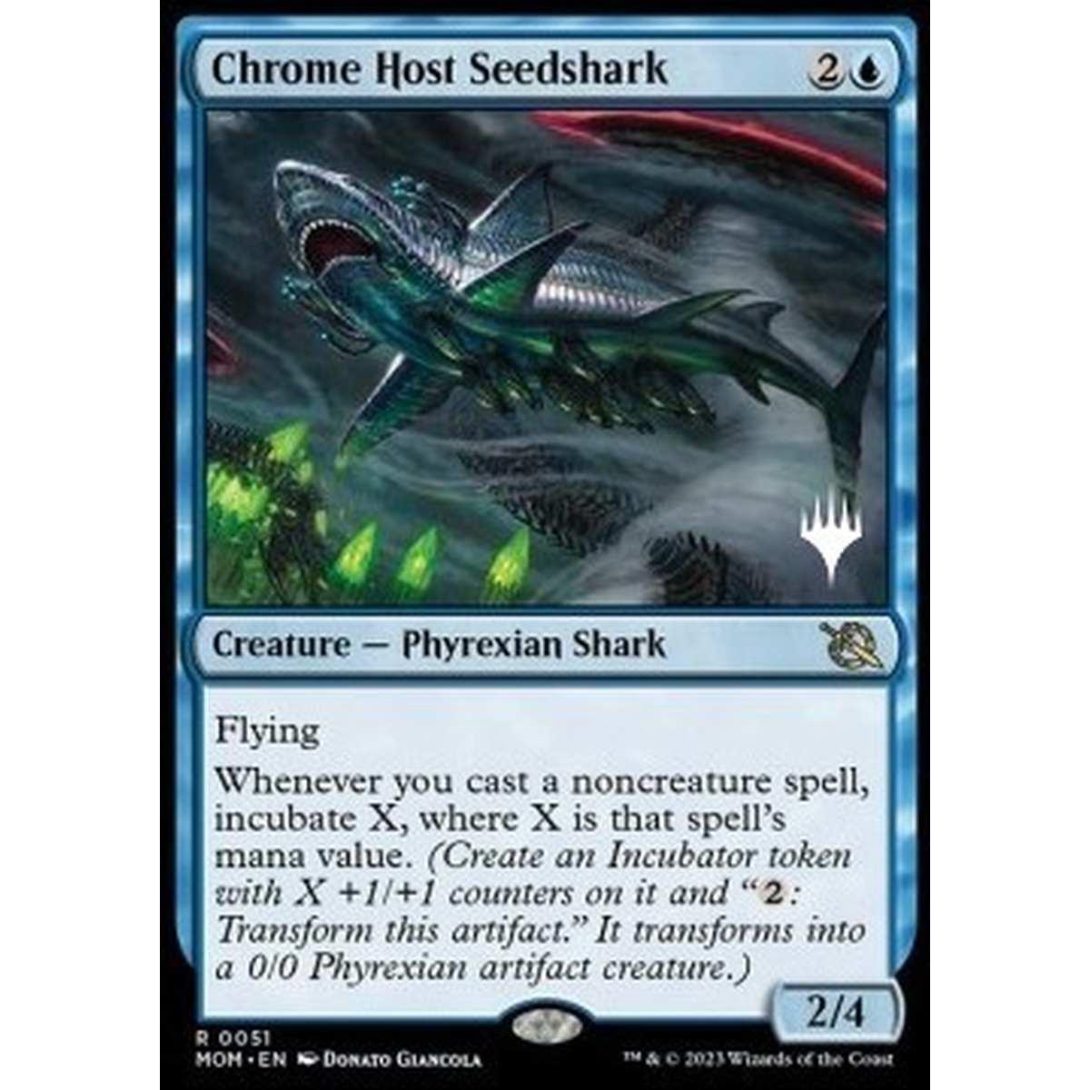Chrome Host Seedshark (V.2) - Squalo Baccello dell'Armata di Cromo (V.2) - [PMOM] [NM] [Foil]