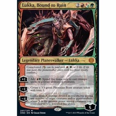 Lukka, Bound to Ruin - Lukka, Bound to Ruin - [ONE] [NM] [Foil]