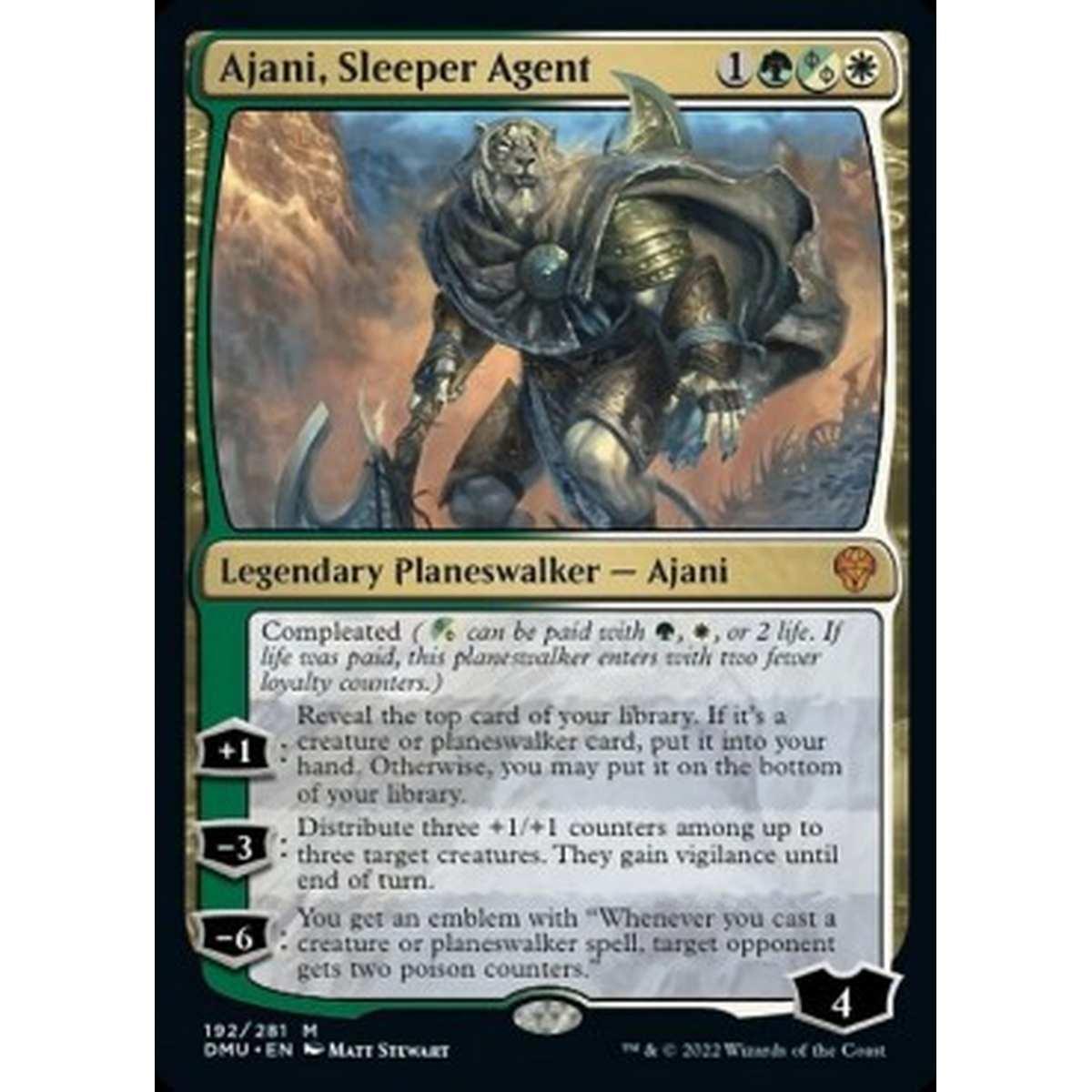 Ajani, Sleeper Agent - Ajani, Sleeper Agent - [DMU] [NM]