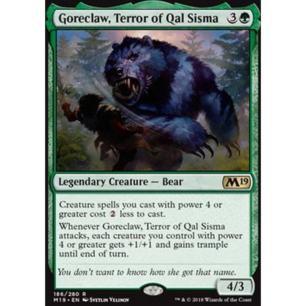 Goreclaw, Terror of Qal Sisma - Squarciagrinfia, Terrore di Qal Sisma - [M19] [NM]