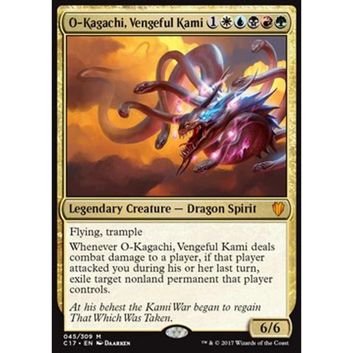 O-Kagachi, Vengeful Kami - O-Kagachi, Vengeful Kami - [C17] [NM] [Foil]