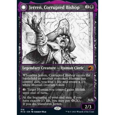 Jerren, Corrupted Bishop // Ormendahl, the Corrupter - Jerren, Vescovo Corrotto // Ormendahl, il Corruttore - [XMID] [NM]