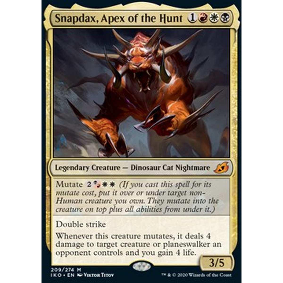 Snapdax, Apex of the Hunt - Snapdax, Apex of the Hunt - [IKO] [NM]