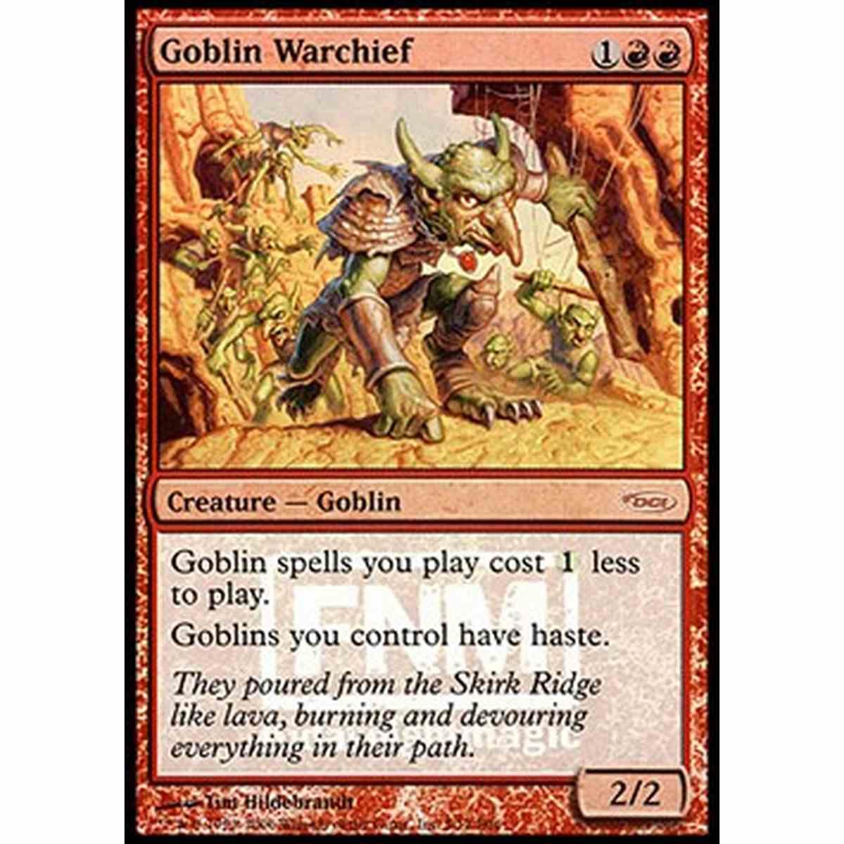 Goblin Warchief (V.1) - Goblin Warchief (V.1) - [FNM] [GD] [Foil]