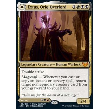 Extus, Oriq Overlord // Awaken the Blood Avatar - Extus, Signore degli Oriq // Risvegliare l'Avatar del Sangue - [STX] [NM]