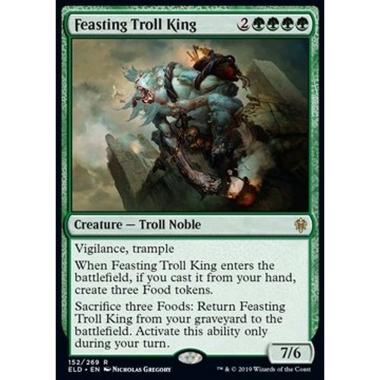 Feasting Troll King - Feasting Troll King - [ELD] [NM] [Foil]