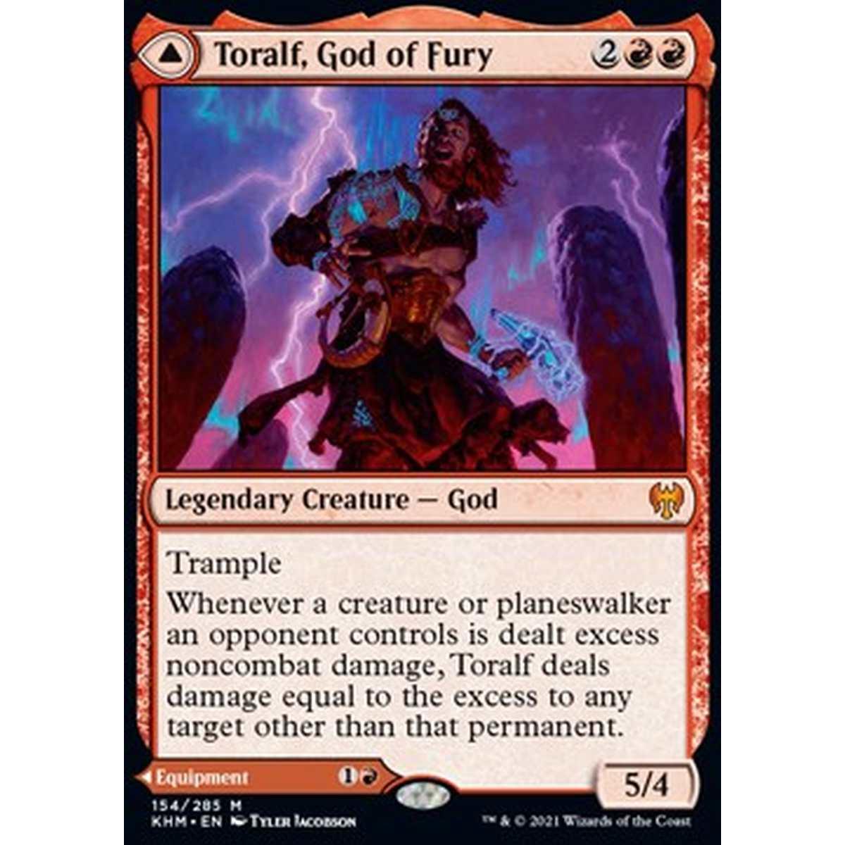 Toralf, God of Fury // Toralf's Hammer - Toralf, Dio della Furia // Martello di Toralf - [KHM] [NM]