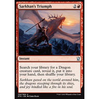 Sarkhan's Triumph - Sarkhan's Triumph - [DTK] [EX]
