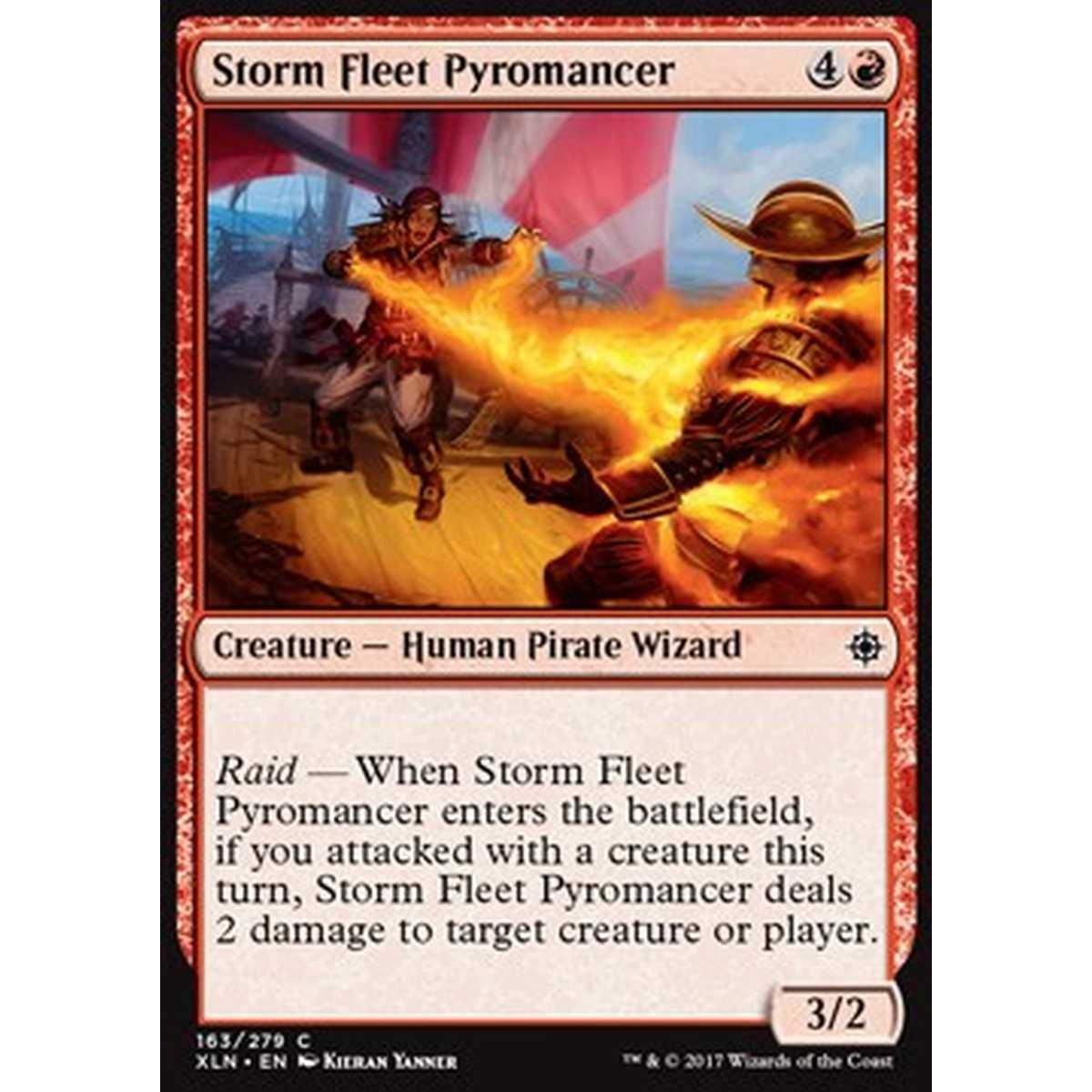 Storm Fleet Pyromancer - Piromante della Flotta Fendiburrasca - [XLN] [NM]