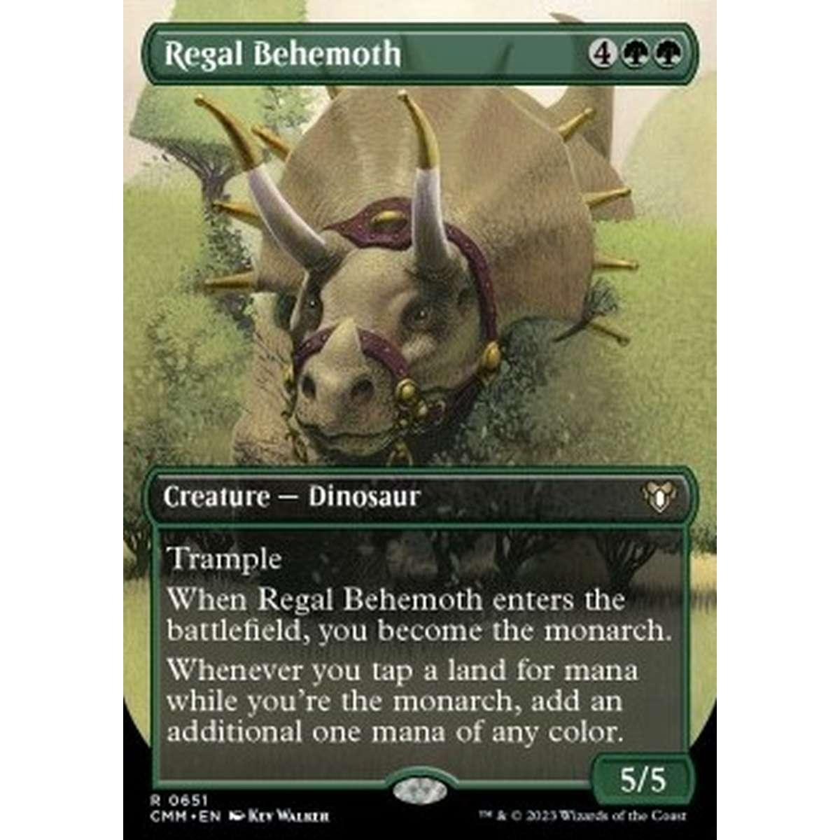 Regal Behemoth (V.2) - Regal Behemoth (V.2) - [XCMM] [NM] [Foil]