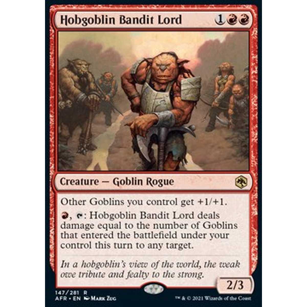 Hobgoblin Bandit Lord - Hobgoblin Bandit Lord - [AFR] [NM]