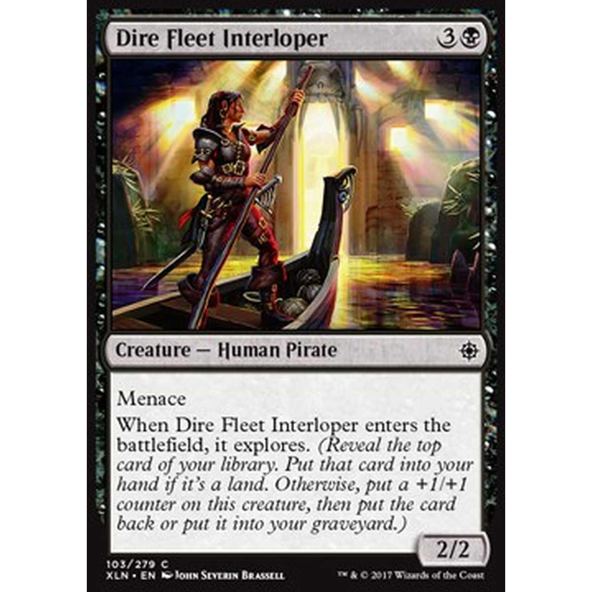Dire Fleet Interloper - Intrusa della Flotta Funesta - [XLN] [NM]