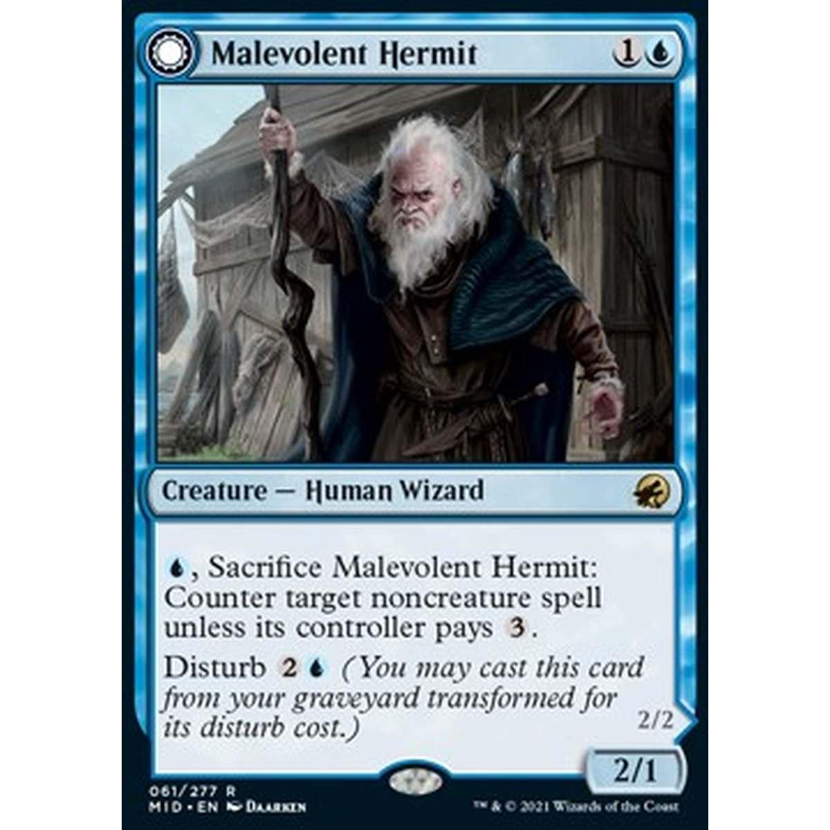Malevolent Hermit // Benevolent Geist - Malevolent Hermit // Benevolent Geist - [MID] [NM]