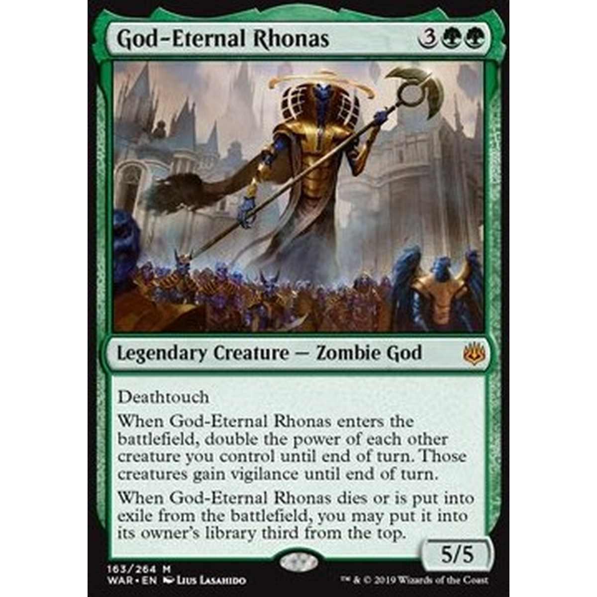 God-Eternal Rhonas - æ°¸éç¥žãƒ­ãƒŠã¹ - [WAR] [NM]
