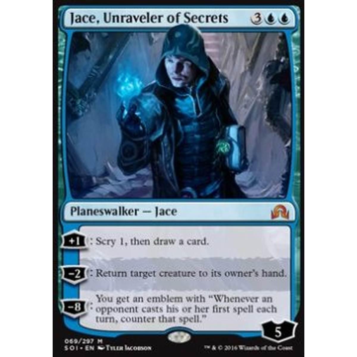 Jace, Unraveler of Secrets - Jace, Unraveler of Secrets - [SOI] [NM]