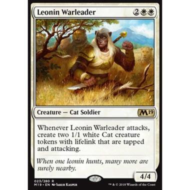 Leonin Warleader - Condottiero Leonid - [M19] [NM]