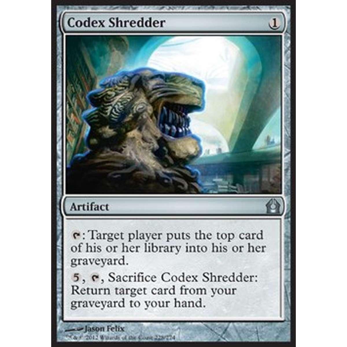 Codex Shredder - Tritacodici - [RTR] [NM] [Foil]