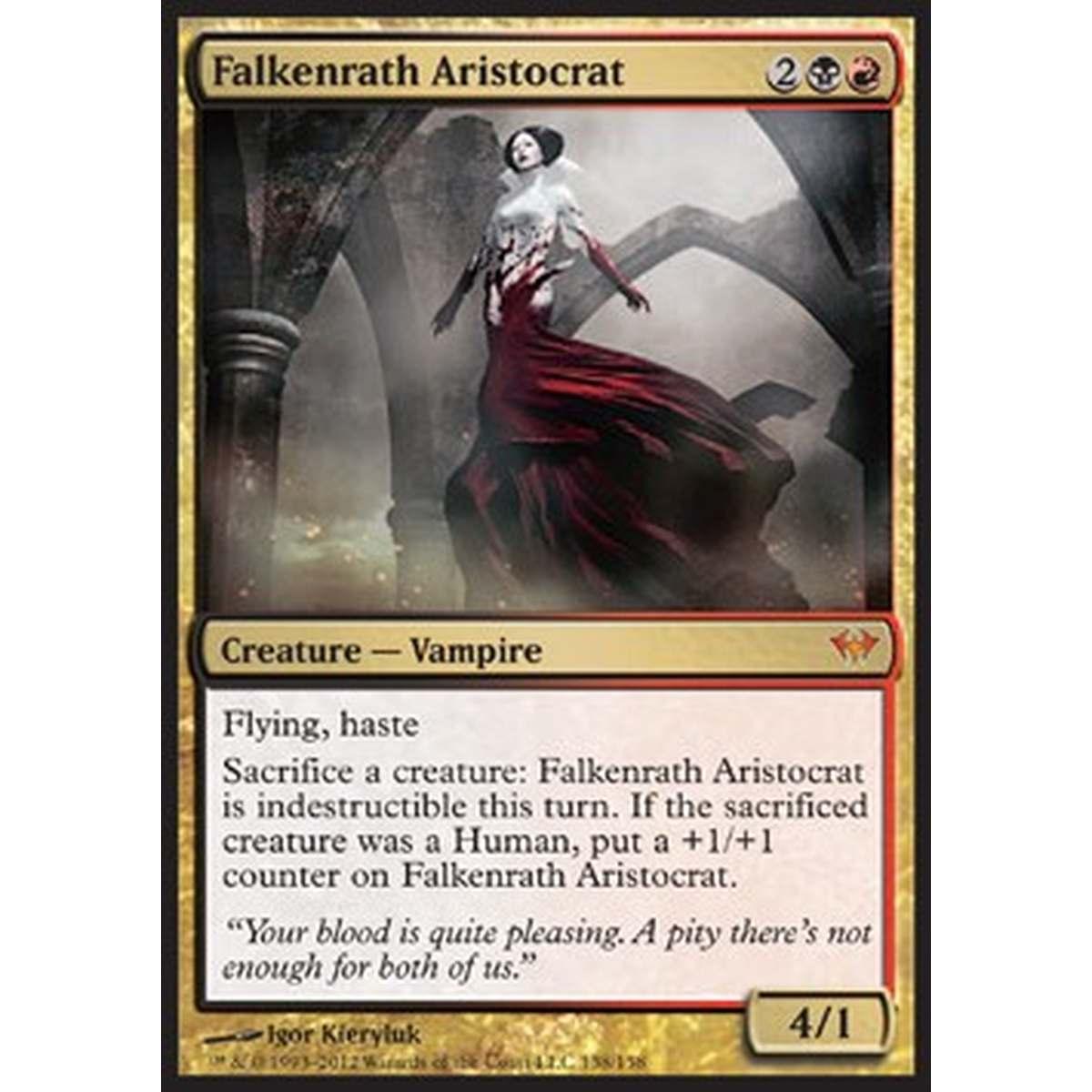 Falkenrath Aristocrat - Aristocratica Falkenrath - [DKA] [EX] [Foil]