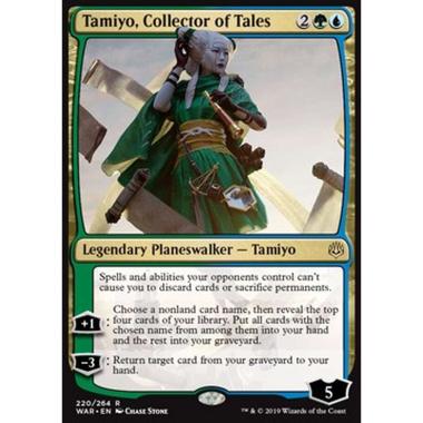 Tamiyo, Collector of Tales - Tamiyo, Collezionista di Racconti - [WAR] [NM] [Foil]