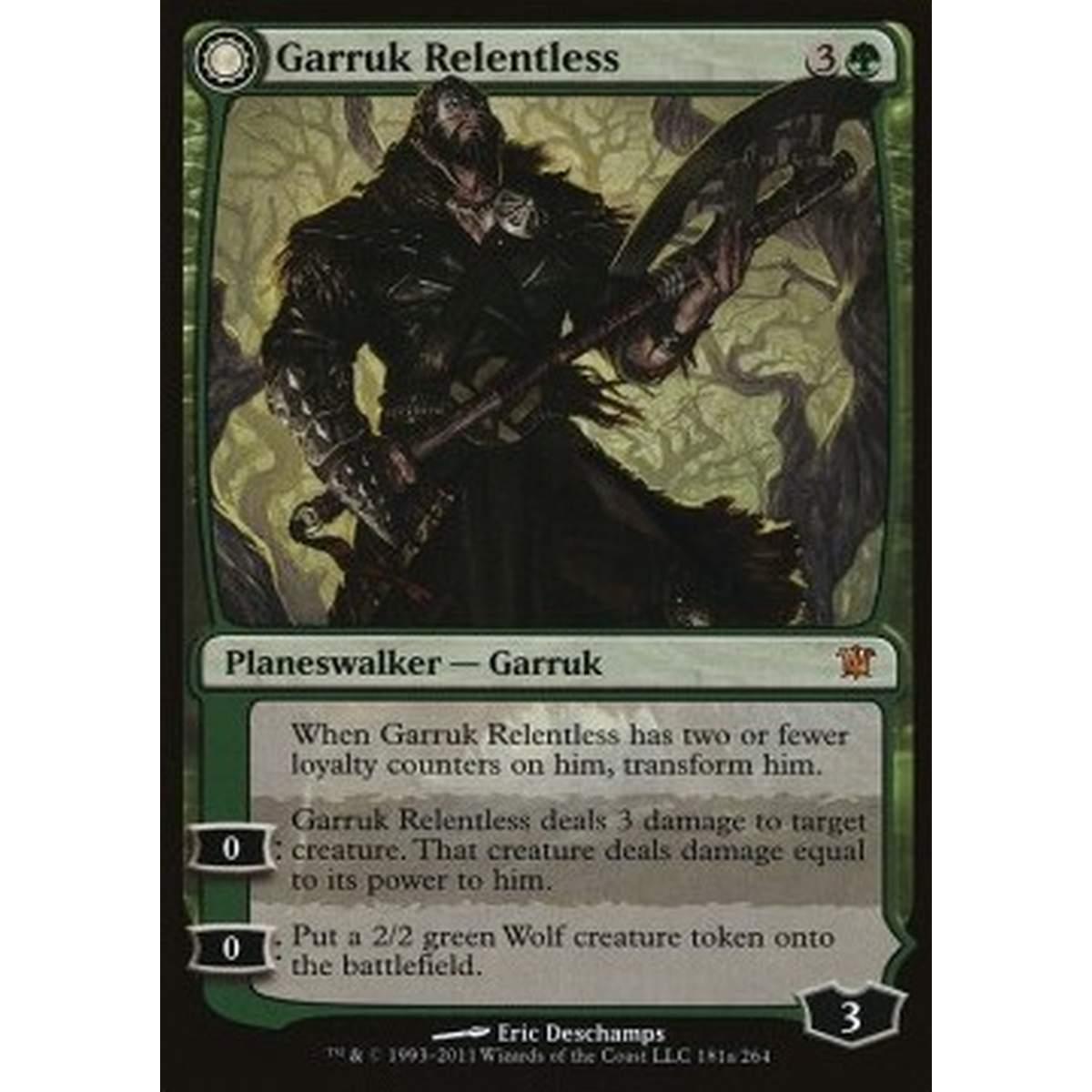 Garruk Relentless / Garruk, the Veil-Cursed - Garruk Spietato / Garruk, Maledetto dal Velo - [ISD] [EX]