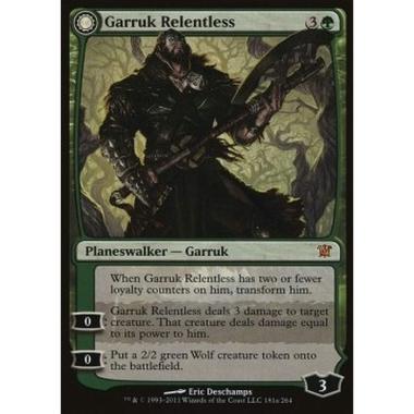 Garruk Relentless / Garruk, the Veil-Cursed - Garruk Spietato / Garruk, Maledetto dal Velo - [ISD] [EX]