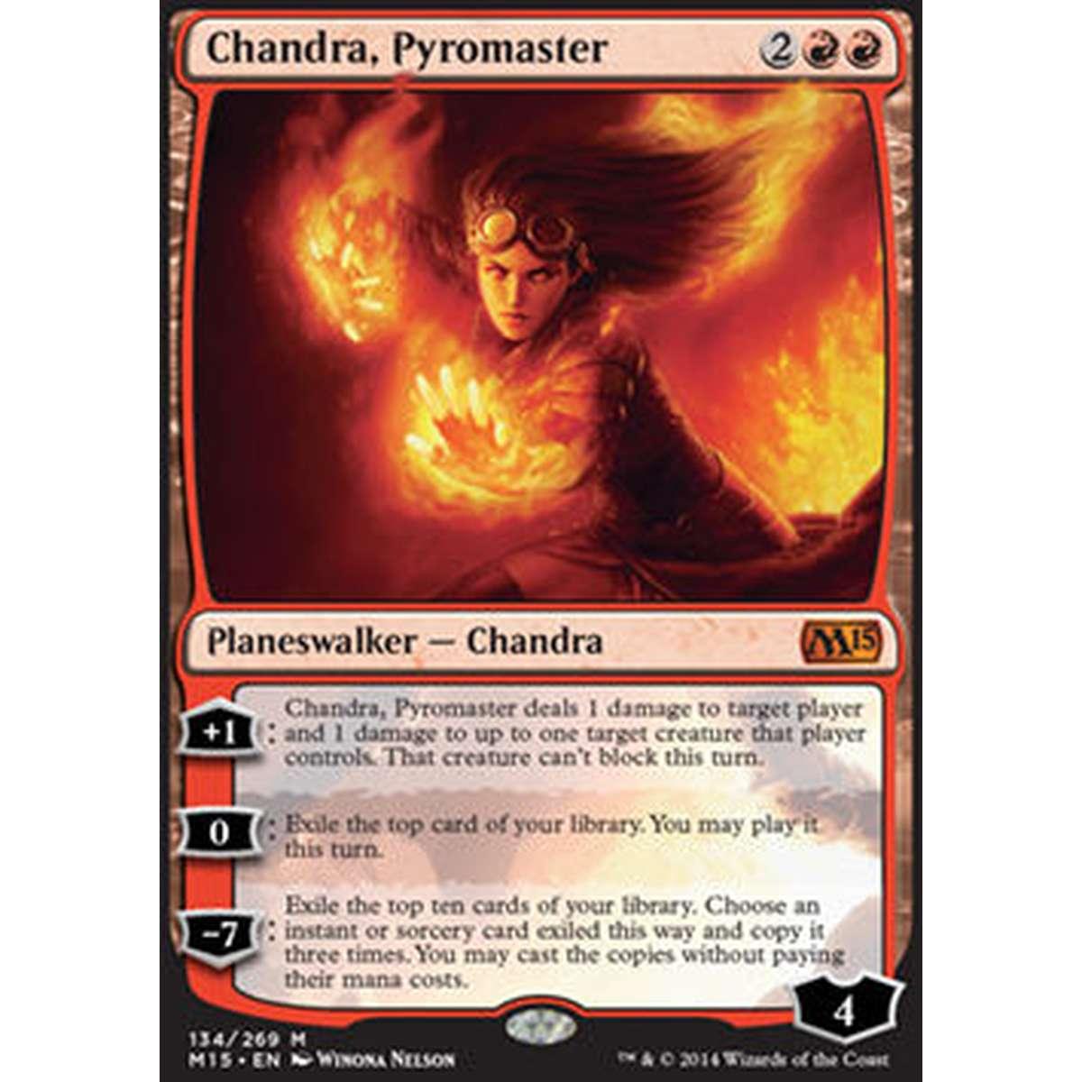 Chandra, Pyromaster - Chandra, Padrona del Fuoco - [M15] [NM] [Foil]