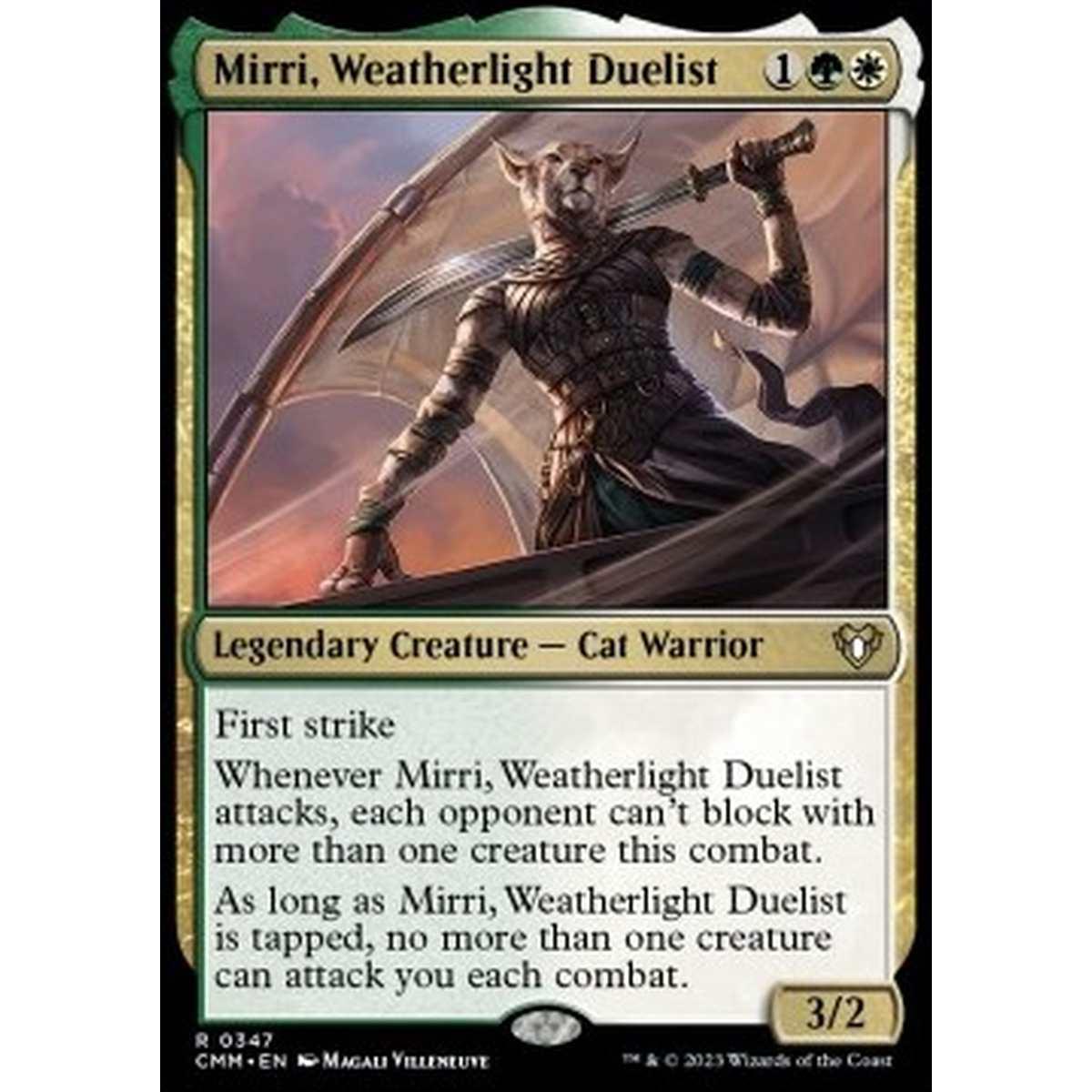 Mirri, Weatherlight Duelist - Mirri, Weatherlight Duelist - [CMM] [NM] [Foil]