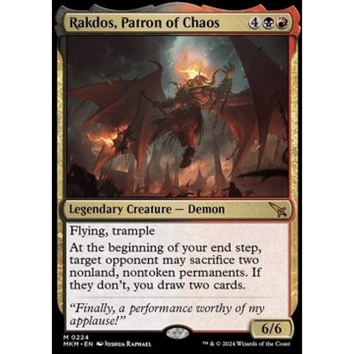Rakdos, Patron of Chaos - Rakdos, Patron of Chaos - [MKM] [NM]