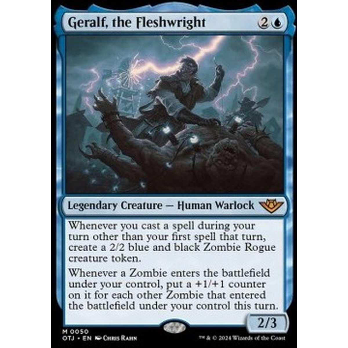 Geralf, the Fleshwright - Geralf, the Fleshwright - [OTJ] [NM]