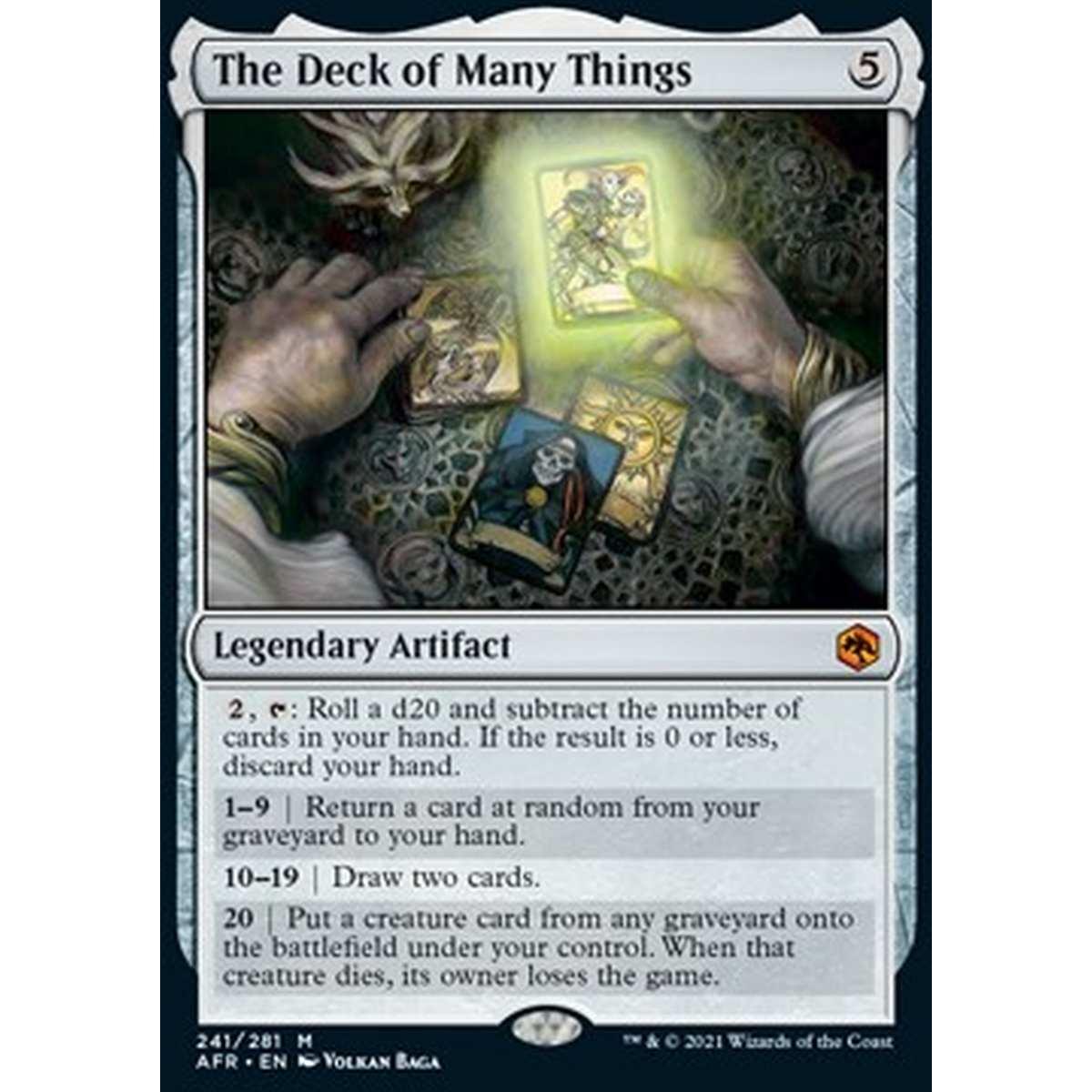 The Deck of Many Things - The Deck of Many Things - [AFR] [NM]