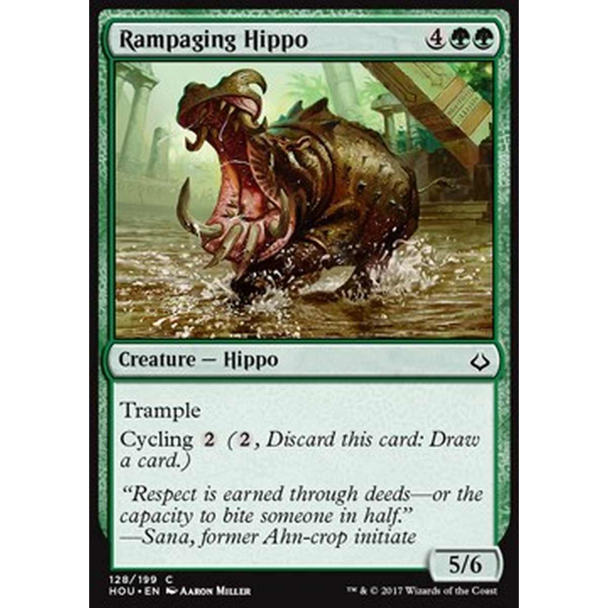 Rampaging Hippo - Ippopotamo Infuriato - [HOU] [NM]