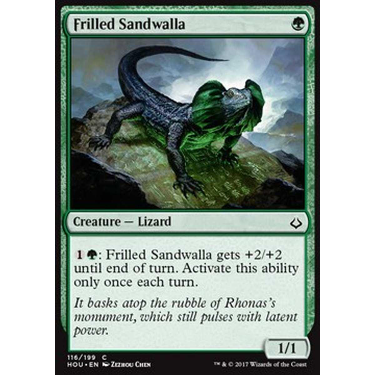 Frilled Sandwalla - Lucertola Sabbiosa dal Collarino - [HOU] [NM]