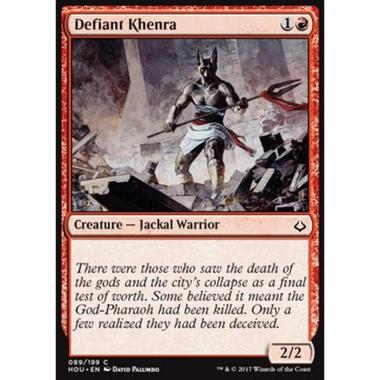 Defiant Khenra - Khenra Spavaldo - [HOU] [NM]
