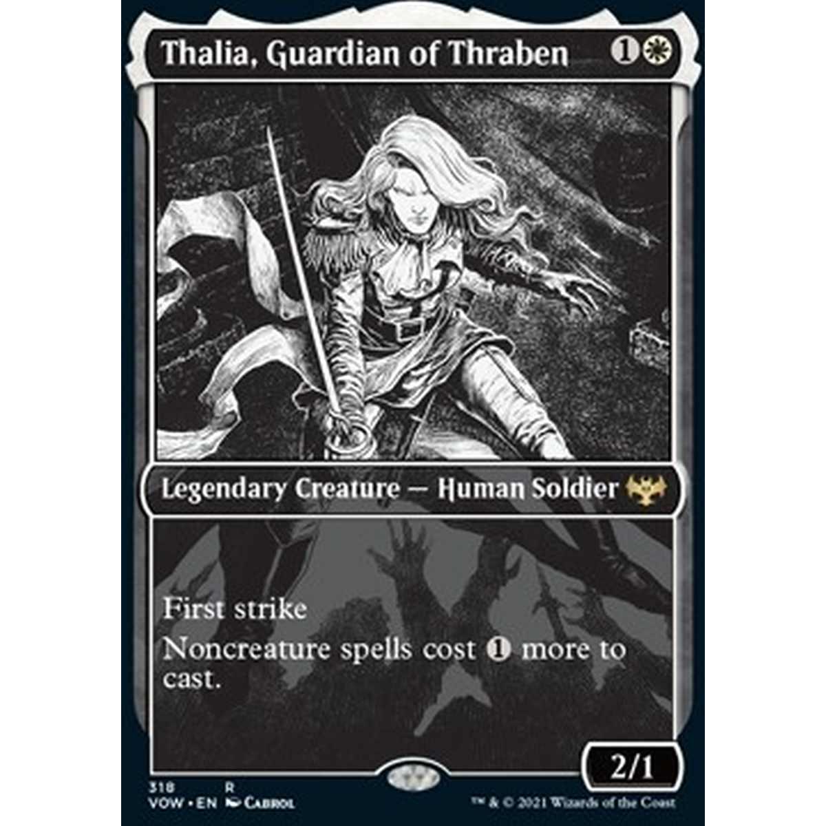 Thalia, Guardian of Thraben (V.1) - Thalia, Protettrice di Thraben (V.1) - [XVOW] [NM] [Foil]