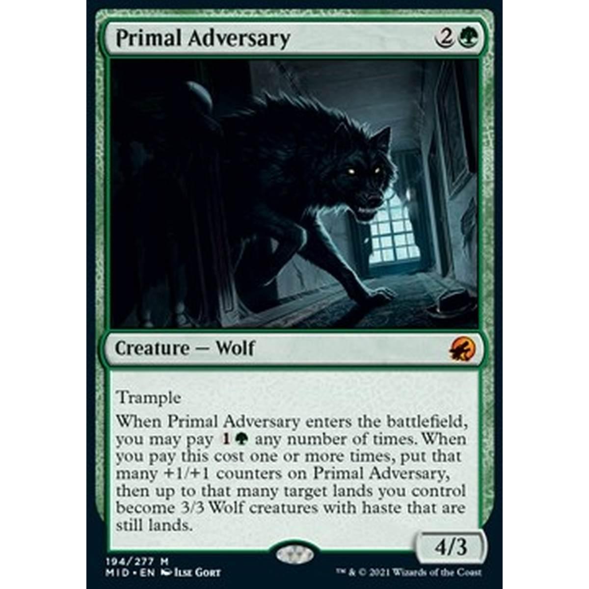 Primal Adversary - Avversario Primordiale - [MID] [NM] [Foil]