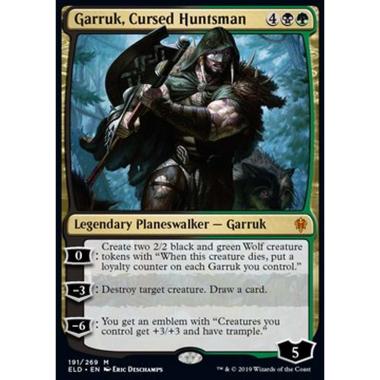Garruk, Cursed Huntsman - Garruk, Cacciatore Maledetto - [ELD] [NM] [Foil]