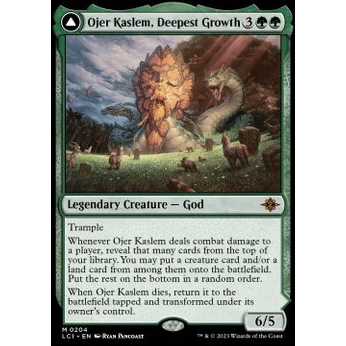 Ojer Kaslem, Deepest Growth // Temple of Cultivation - Ojer Kaslem, Deepest Growth // Temple of Cultivation - [LCI] [NM]