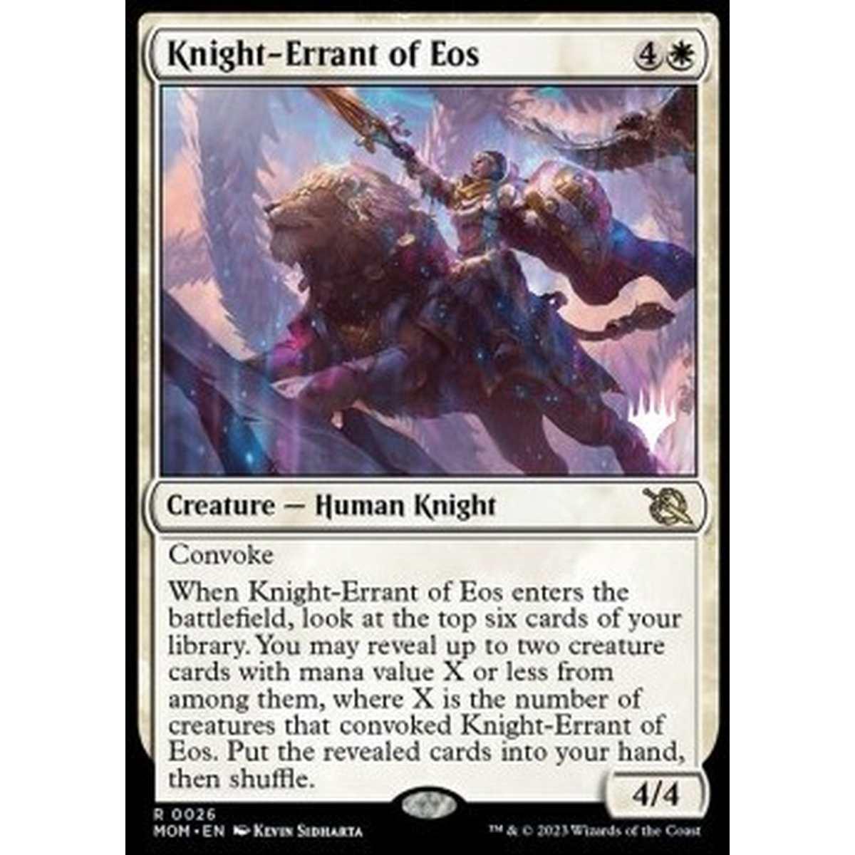 Knight-Errant of Eos (V.2) - Cavaliera Errante di Eos (V.2) - [PMOM] [NM] [Foil]