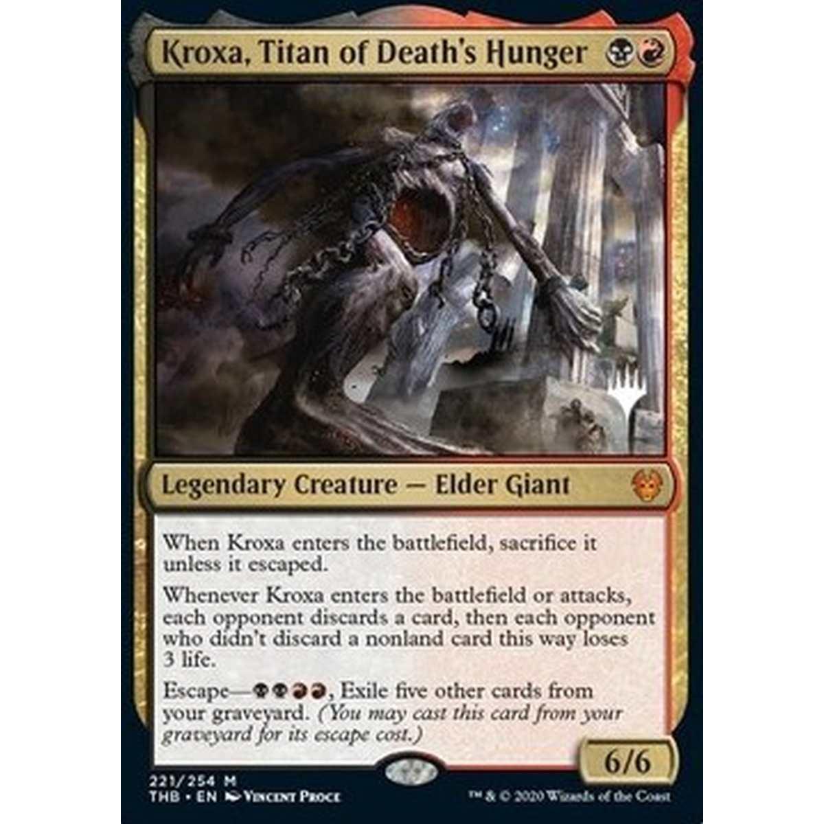 Kroxa, Titan of Death's Hunger (V.1) - Kroxa, Titano della Fame Mortale (V.1) - [PTHB] [NM]