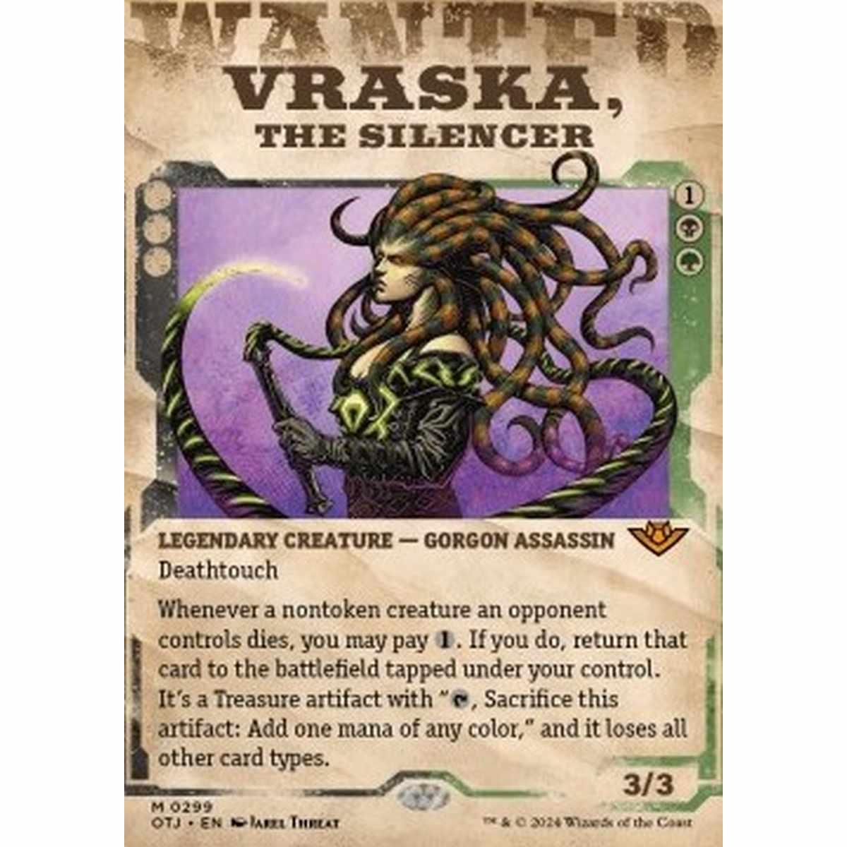 Vraska, the Silencer - Vraska, the Silencer - [XOTJ] [NM]