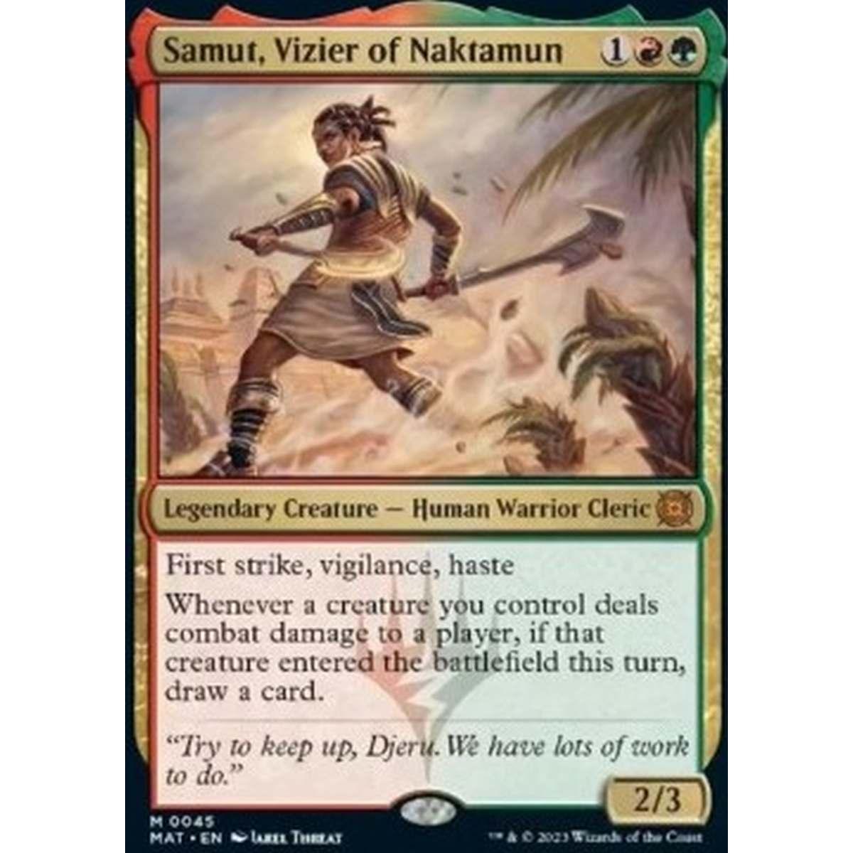 Samut, Vizier of Naktamun - Samut, Vizier of Naktamun - [MAT] [NM]