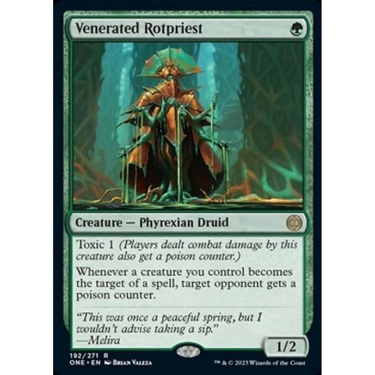 Venerated Rotpriest - Venerated Rotpriest - [ONE] [NM] [Foil]