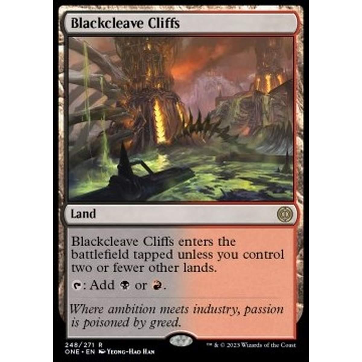 Blackcleave Cliffs - Blackcleave Cliffs - [ONE] [NM] [Foil]