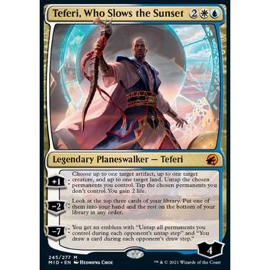 Teferi, Who Slows the Sunset - Teferi, Who Slows the Sunset - [MID] [NM]