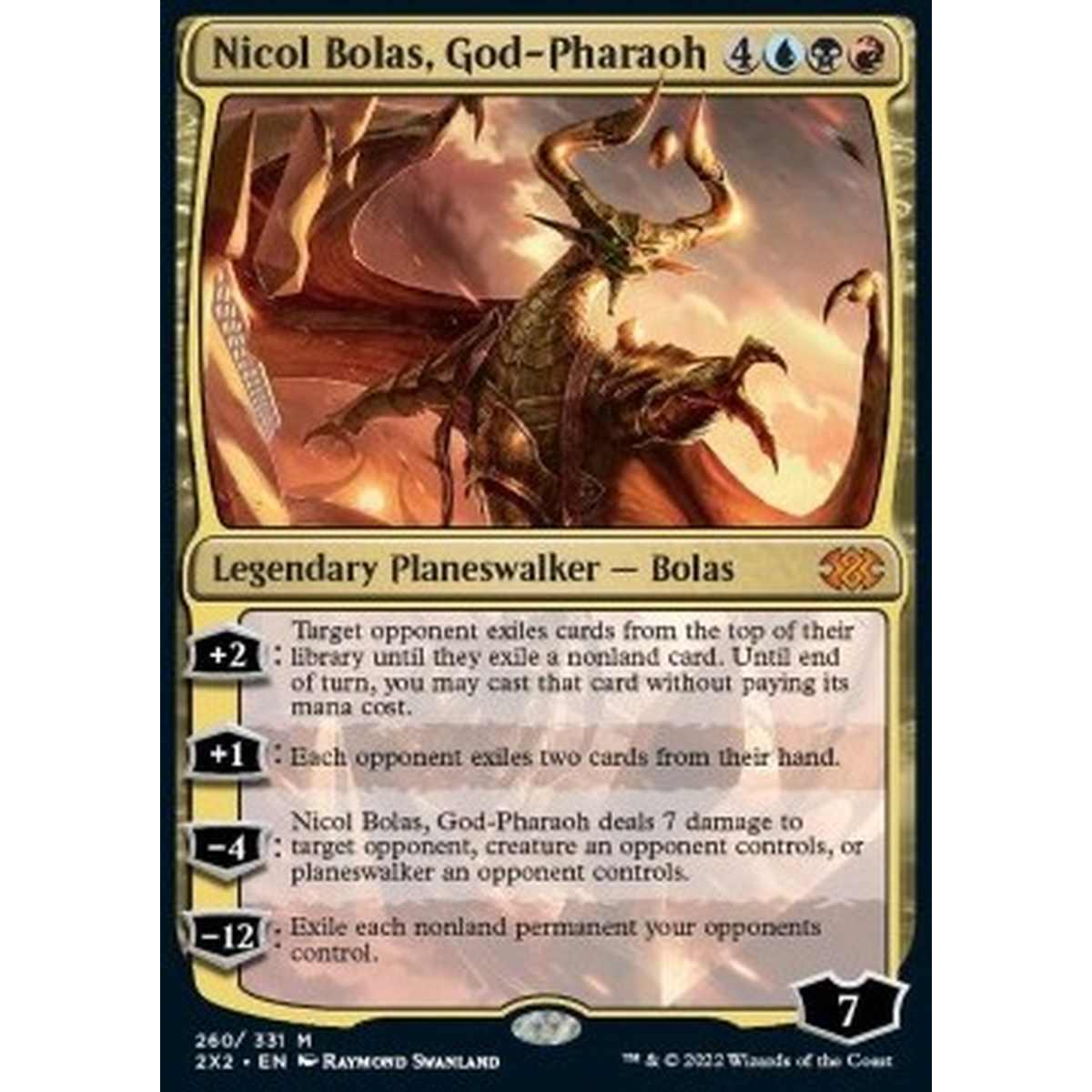 Nicol Bolas, God-Pharaoh - Nicol Bolas, God-Pharaoh - [2X2] [NM] [Foil]