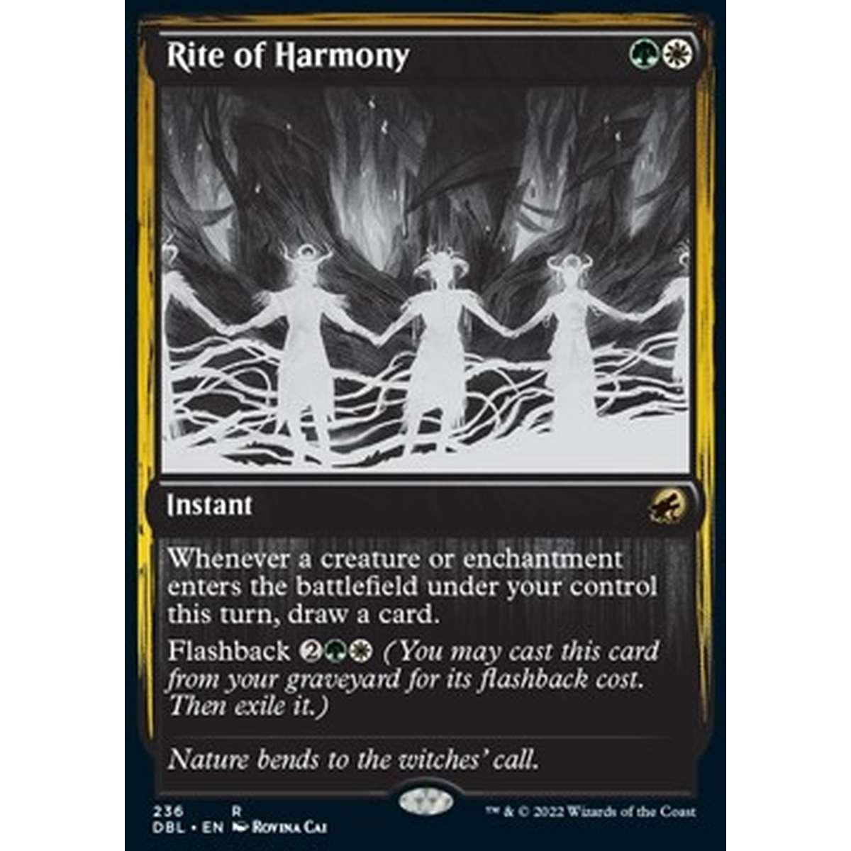 Rite of Harmony - Rite of Harmony - [DBL] [NM] [Foil]