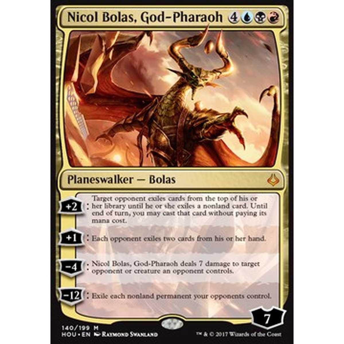 Nicol Bolas, God-Pharaoh - Nicol Bolas, Dio Faraone - [HOU] [NM]
