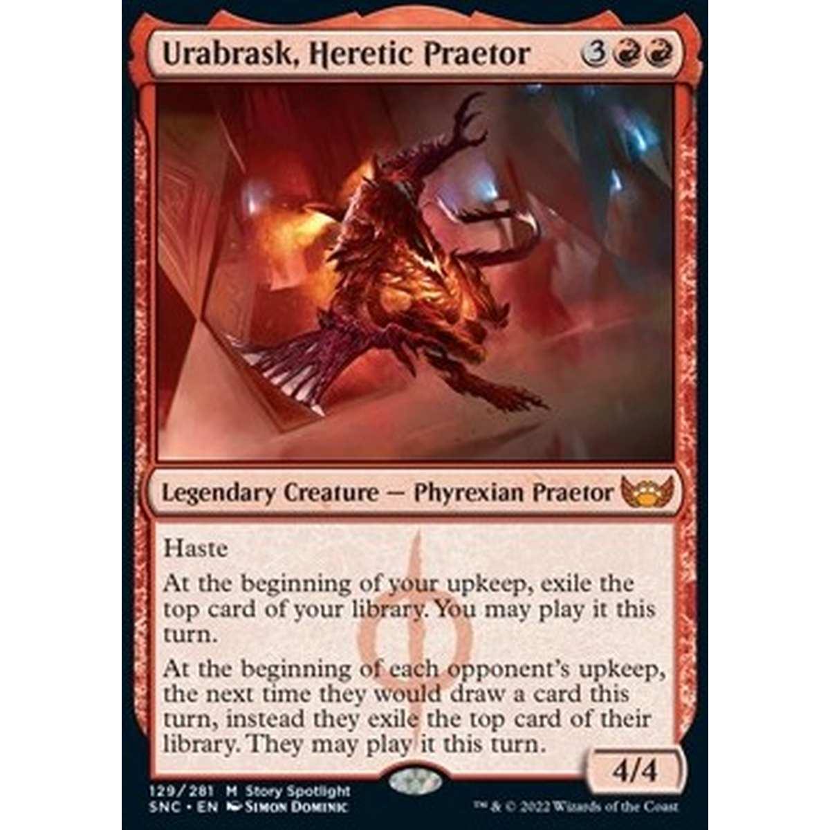 Urabrask, Heretic Praetor - Urabrask, Heretic Praetor - [SNC] [NM]