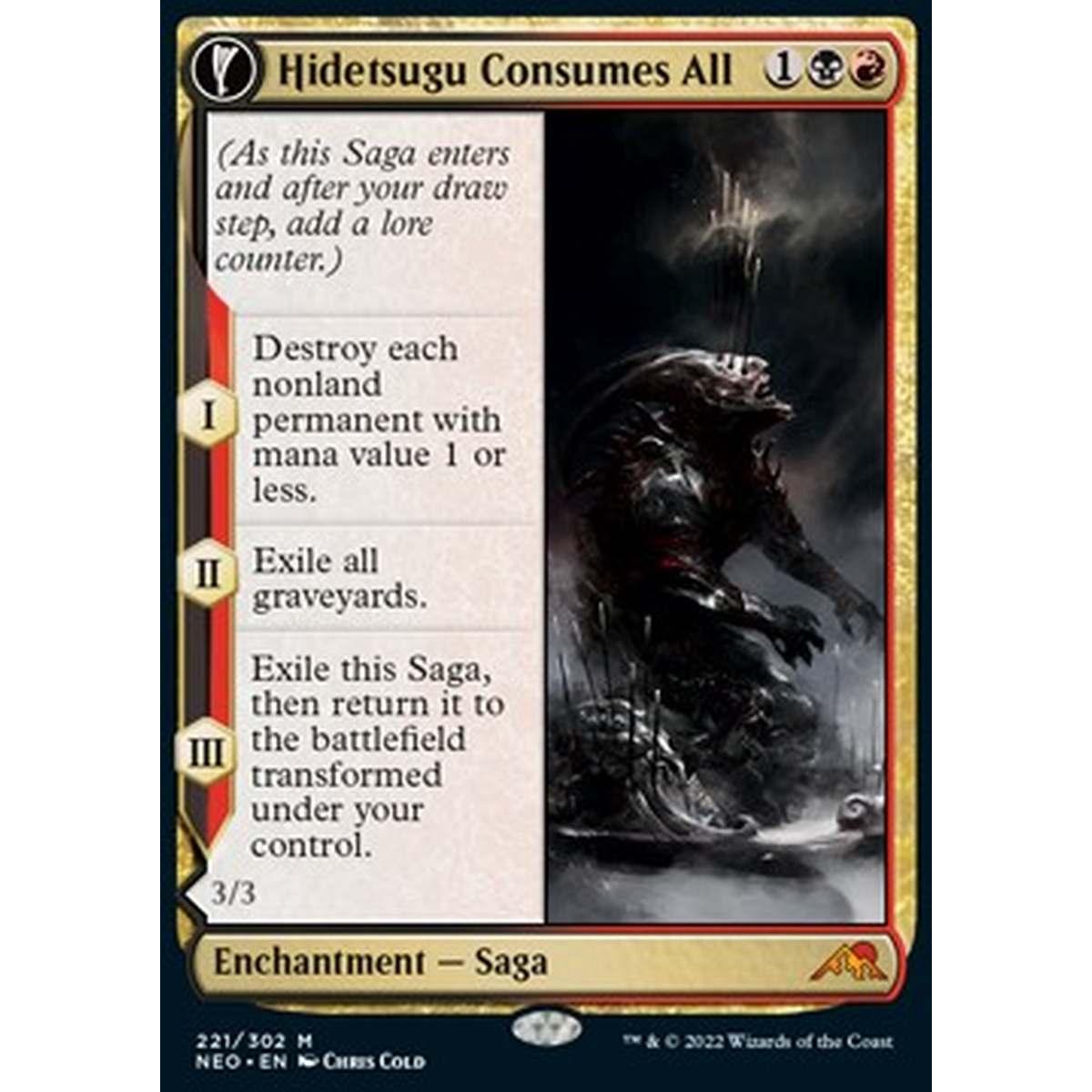 Hidetsugu Consumes All // Vessel of the All-Consuming - Hidetsugu Consumes All // Vessel of the All-Consuming - [NEO] [EX] [Foil]